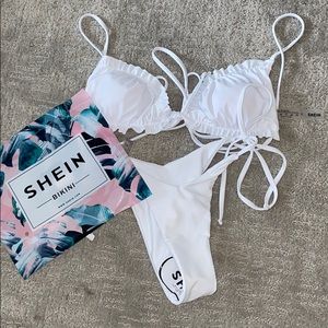 NWT SHEIN white bikini